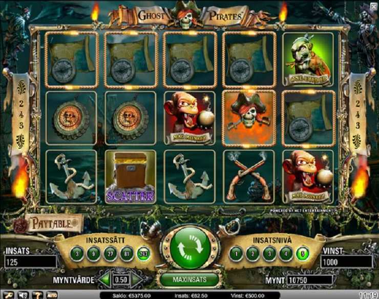 Play The Free 3D Slot Ghost Pirates With No Download