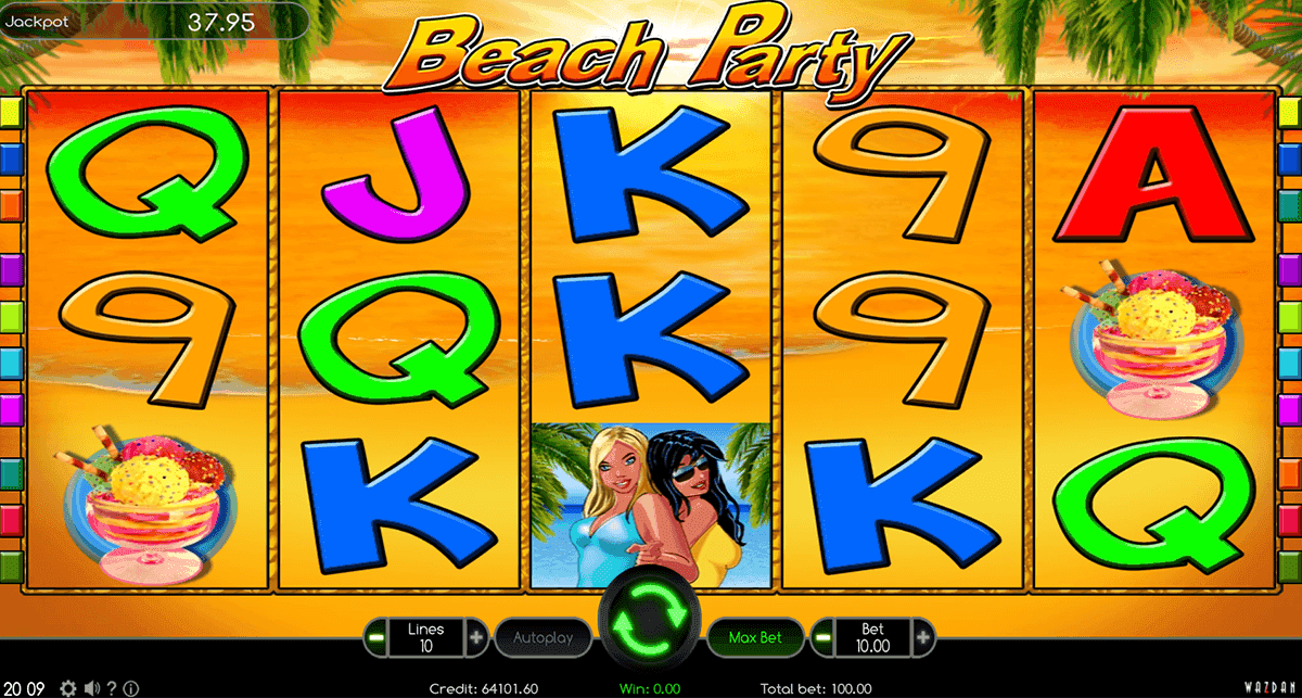 ð¥ Beach Party Slot Machine Online Play FREE Beach Party Game