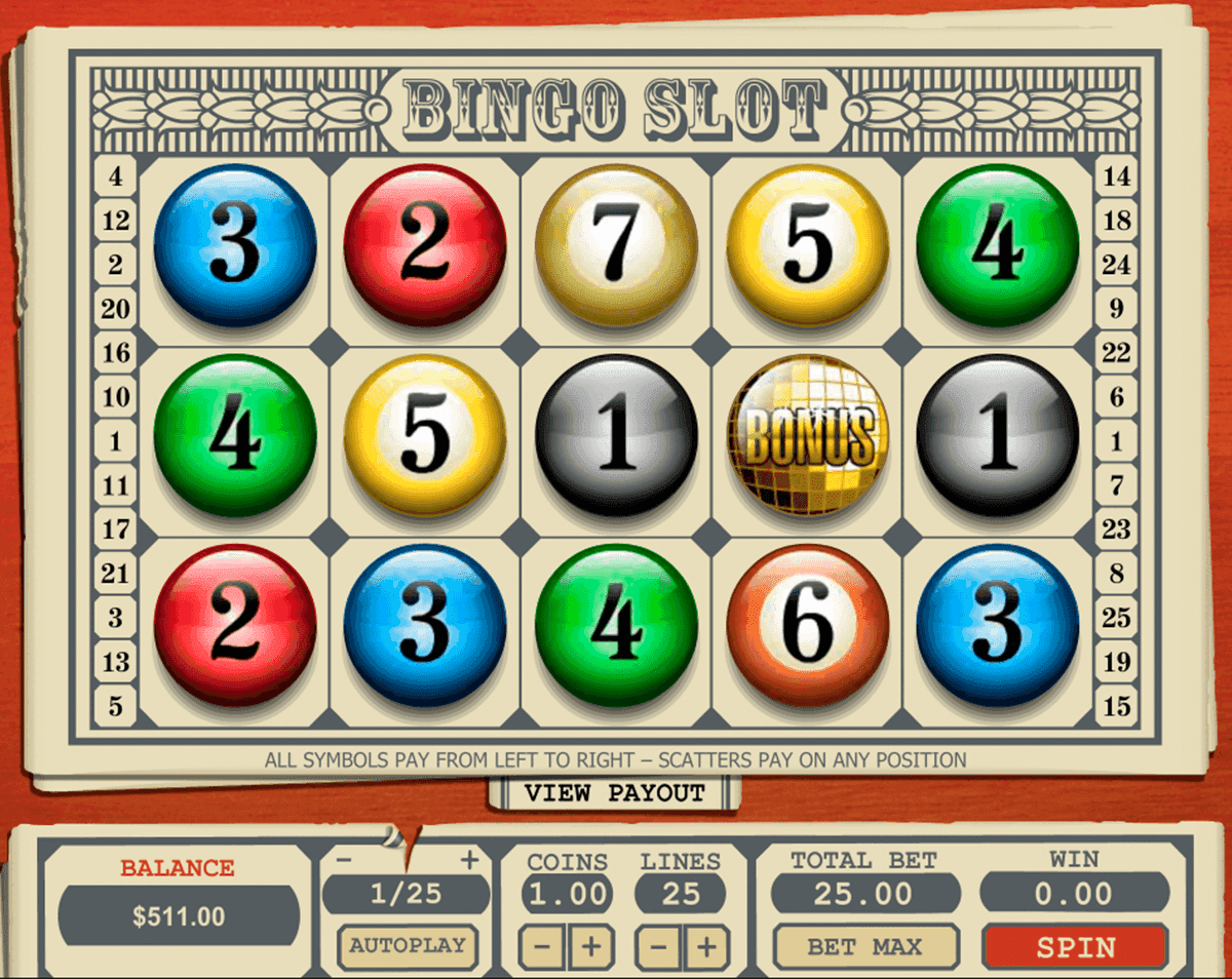 Bingo slot machine online