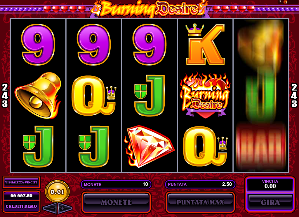 Burning Desire Free Slot Machine