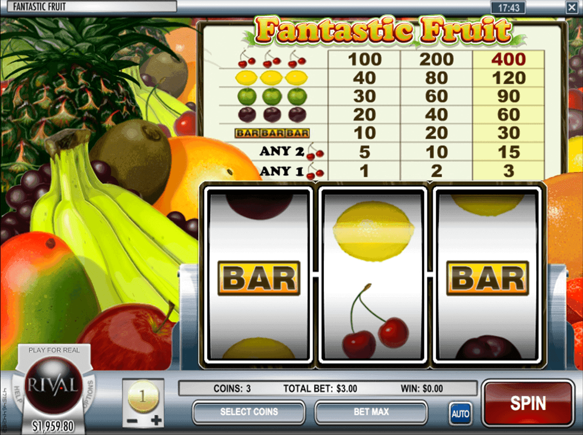 All Fruits Slot Machine Free Games