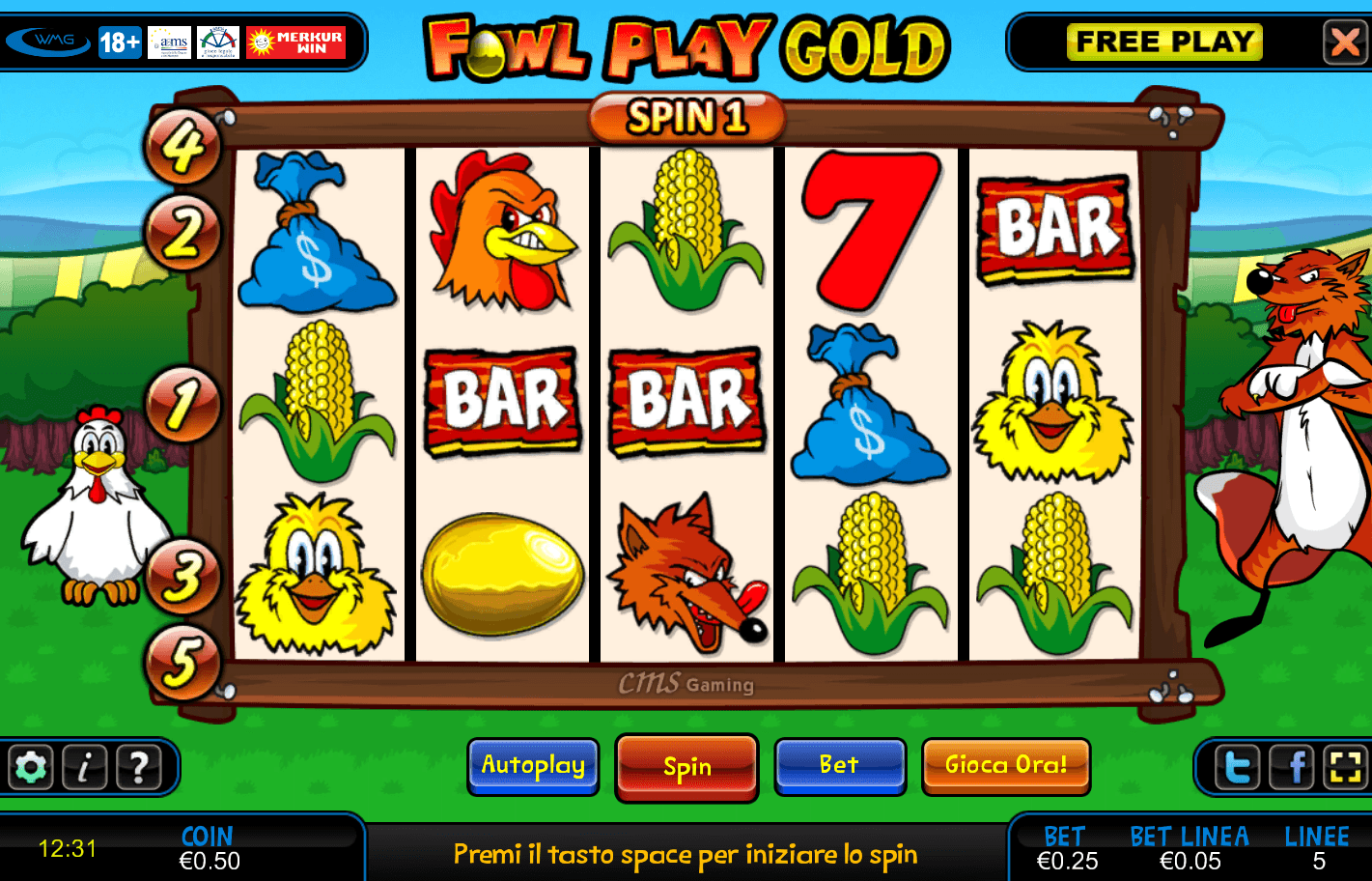 Fowl Play Gold