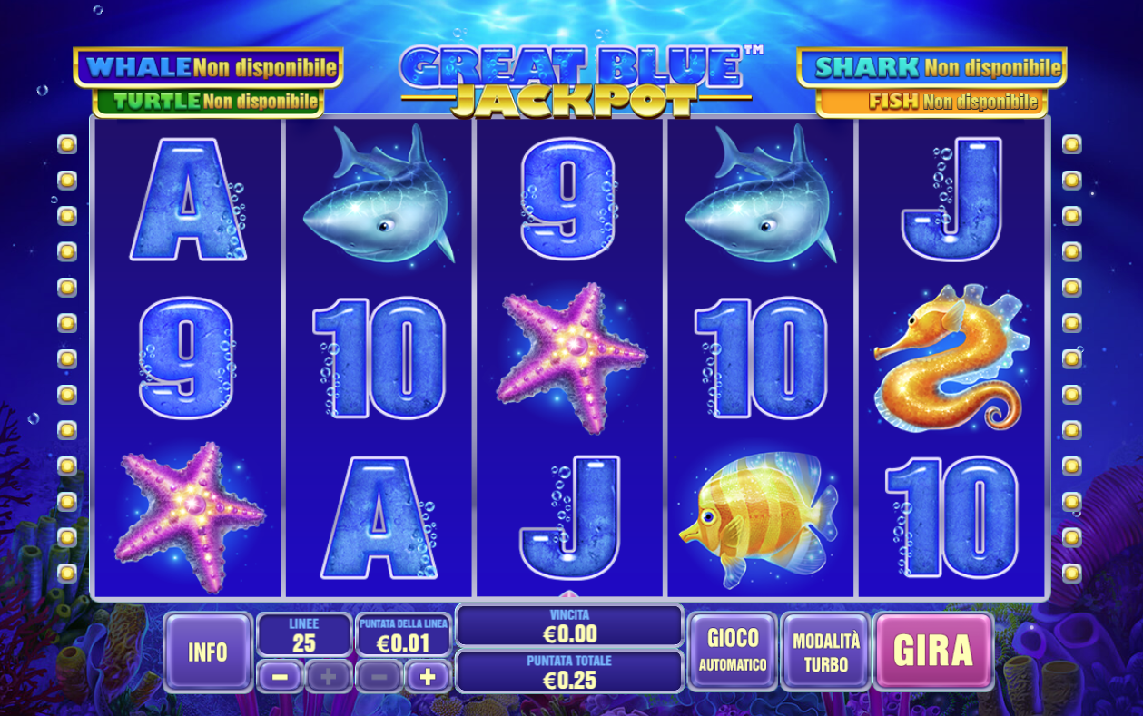 Play Free Great Blue Slot Games