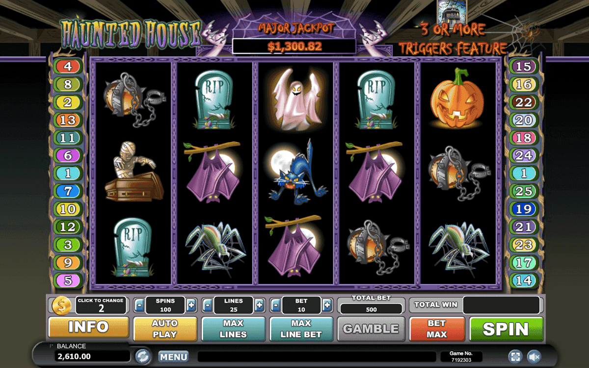 Haunted house slot machine online free