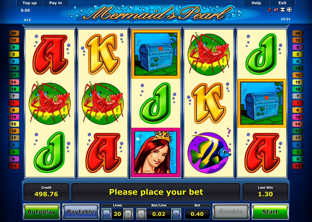 mystical mermaid slot machine play online