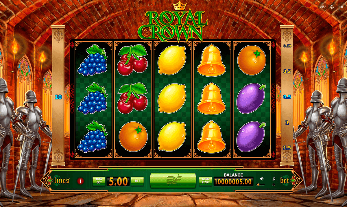 Royal crown deluxe penny slot machine jackpots