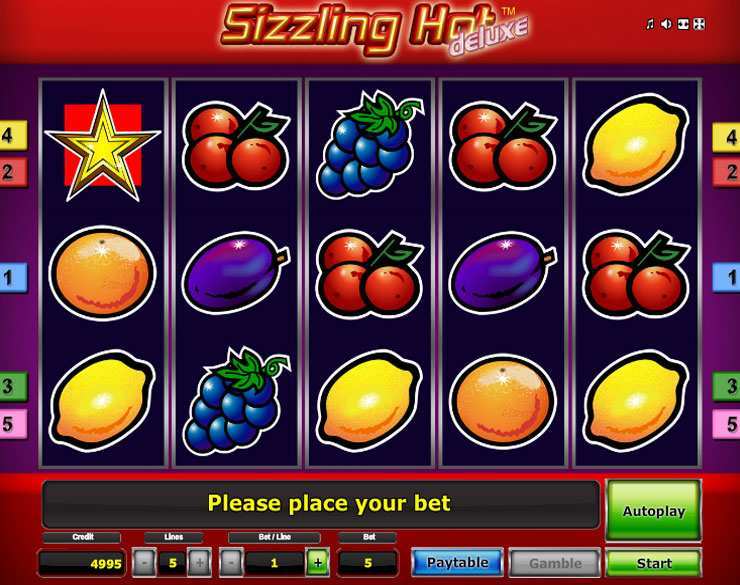 sizzling hot free slot game