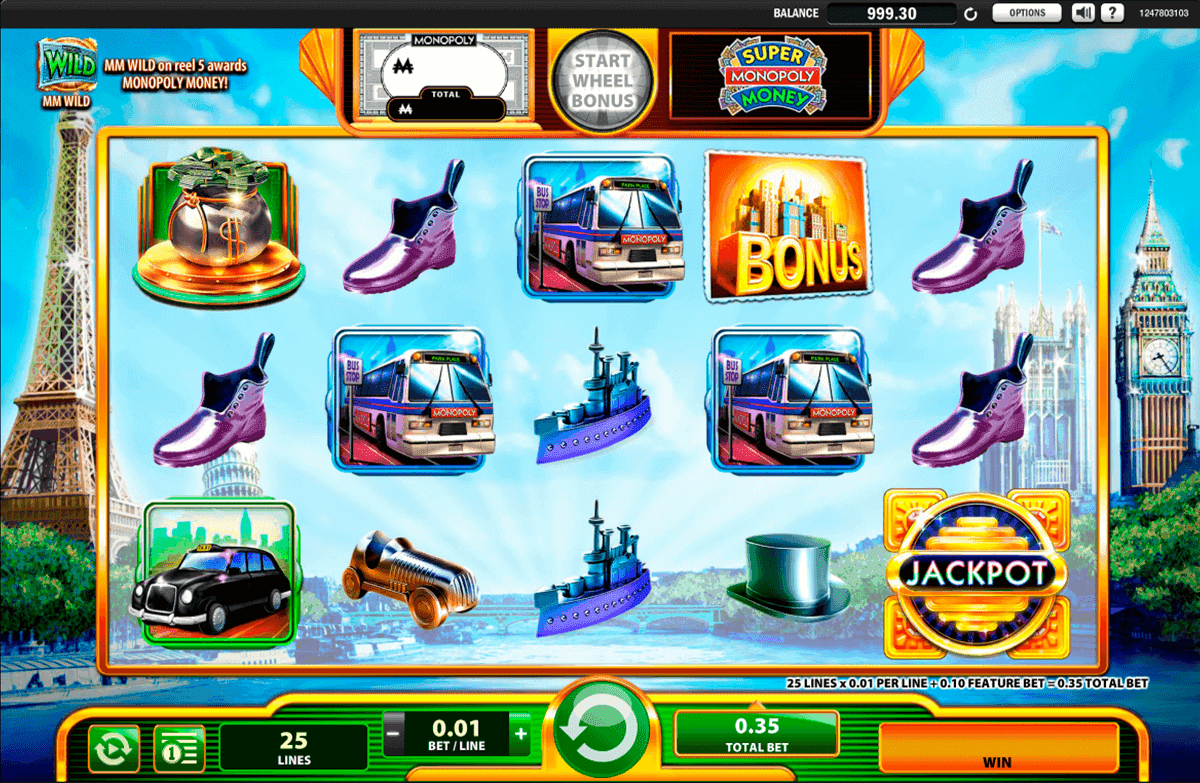 monopoly slot machine game online