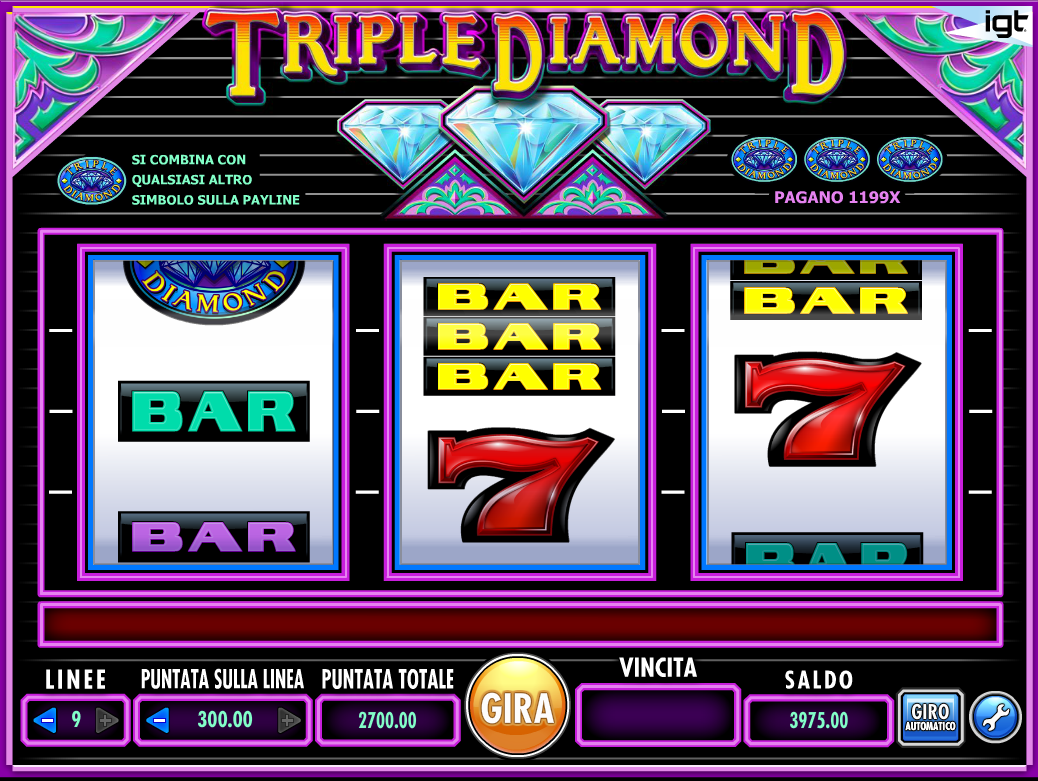 triple diamond slot machine free