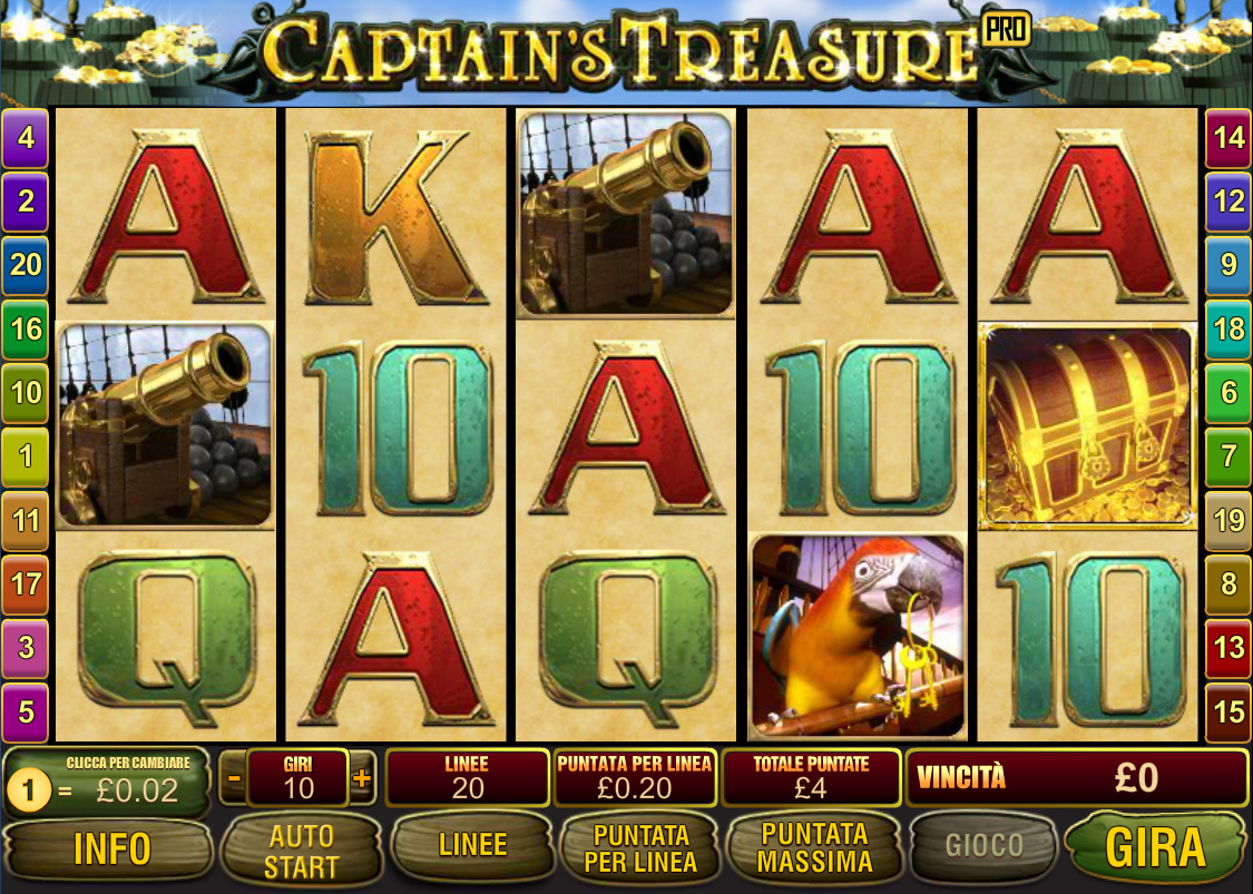 Captain treasure free slot game download