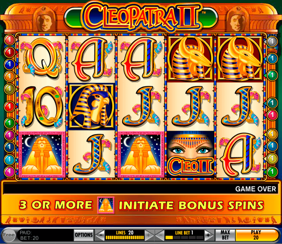 Cleopatra 2 Slot Machine Online Play Free Cleopatra 2 Game