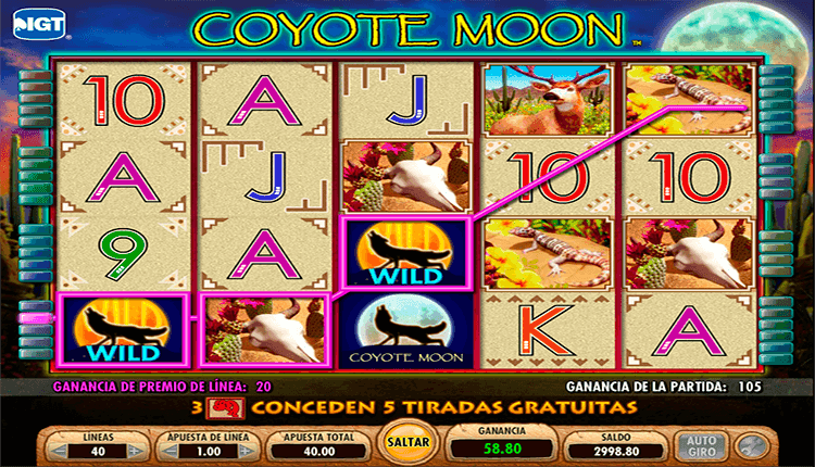 Coyote wild slot machine games