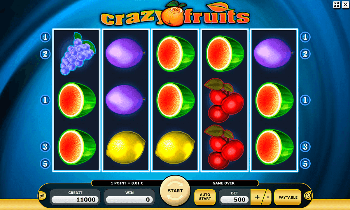 Игровые аппараты crazy fruits бесплатно окно на 1xbet