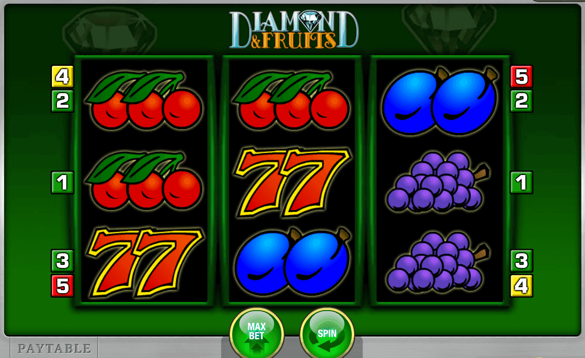 Diamond and fruits slot machine online merkur master