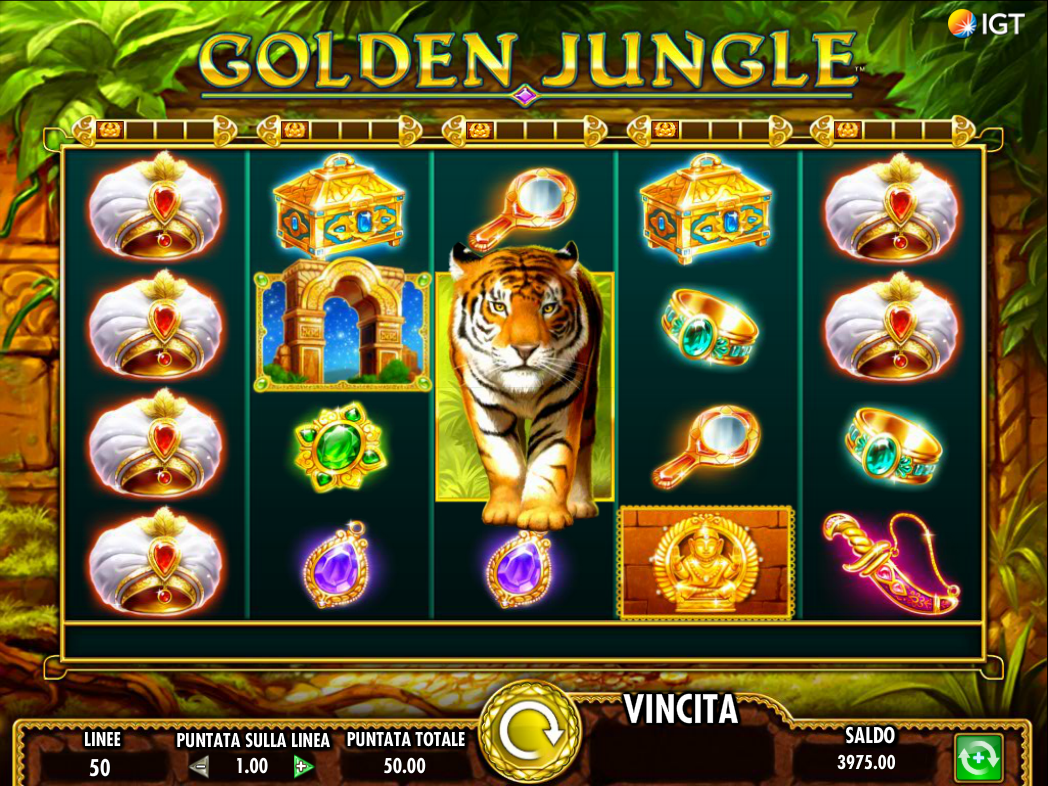 Golden jungle slot machine