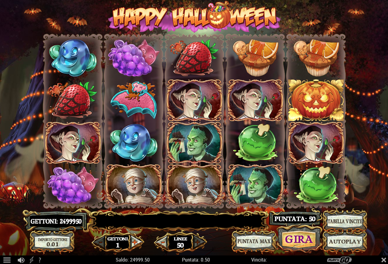 Play Happy Halloween slot without registration