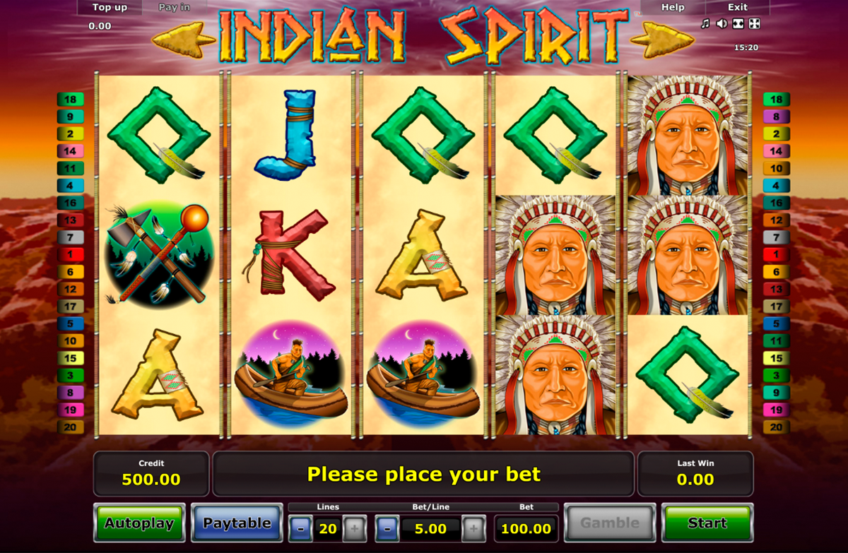 indian spirit игровой автомат
