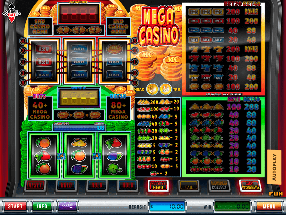mega online casino