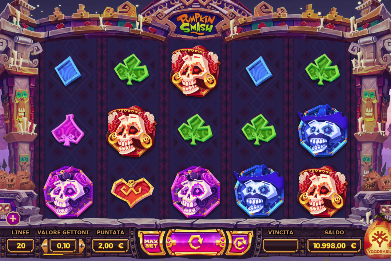 Pumpkin Smash online Halloween slot