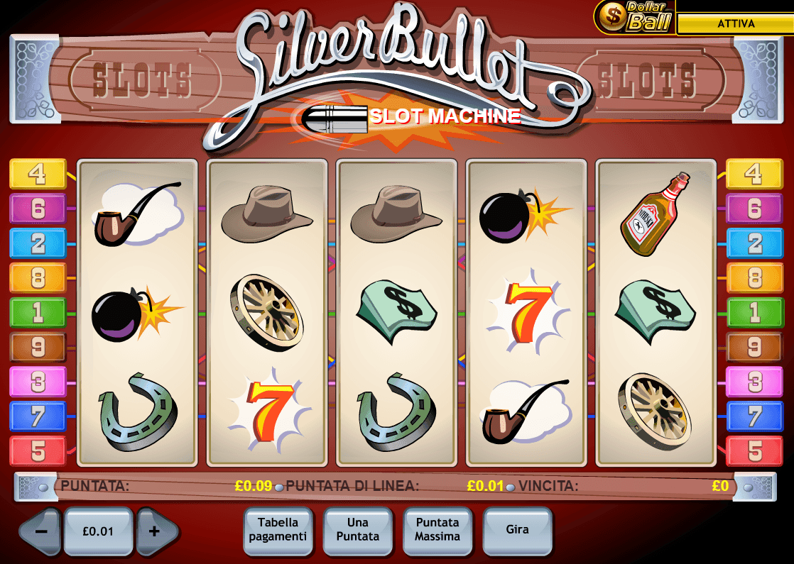 Silver Bullet Slot Machine