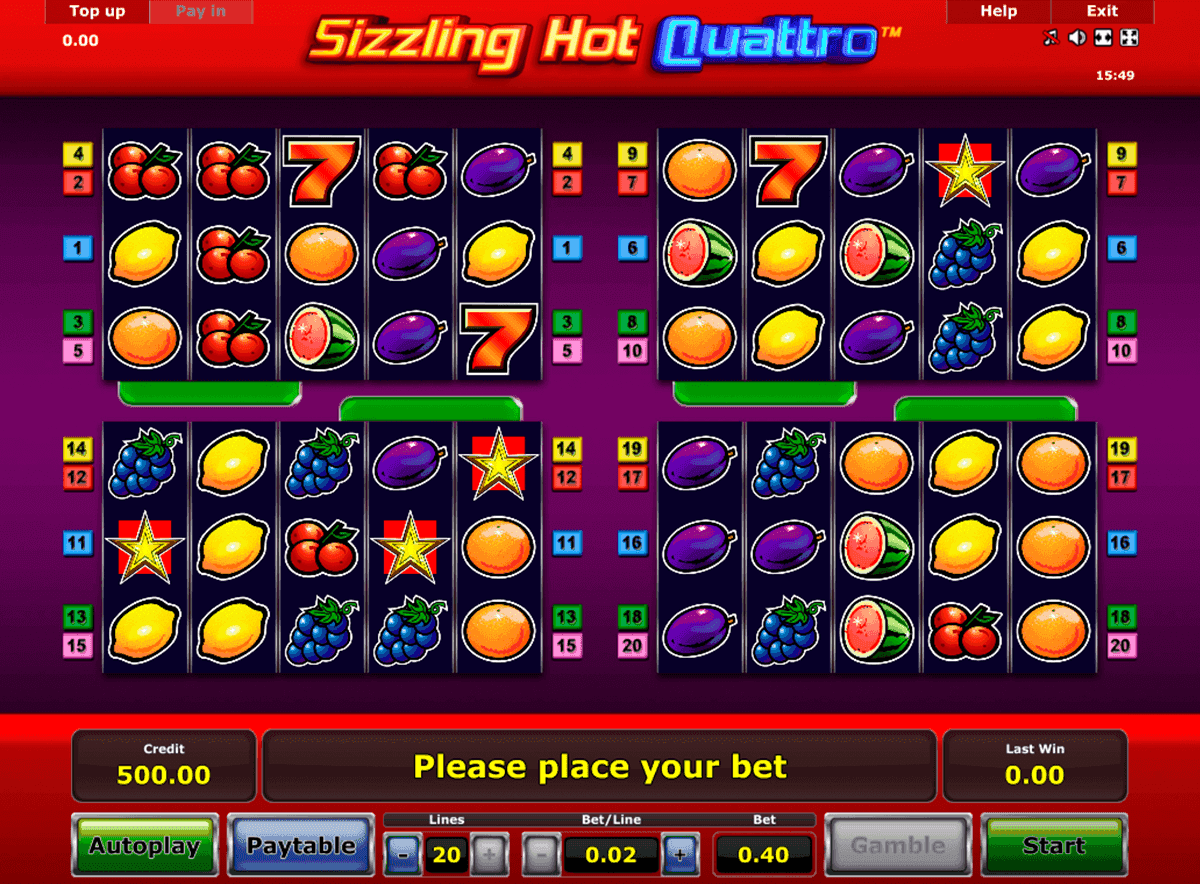 free casino video games sizzling hot