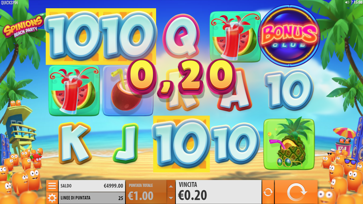 Spinions Beach Party Slot