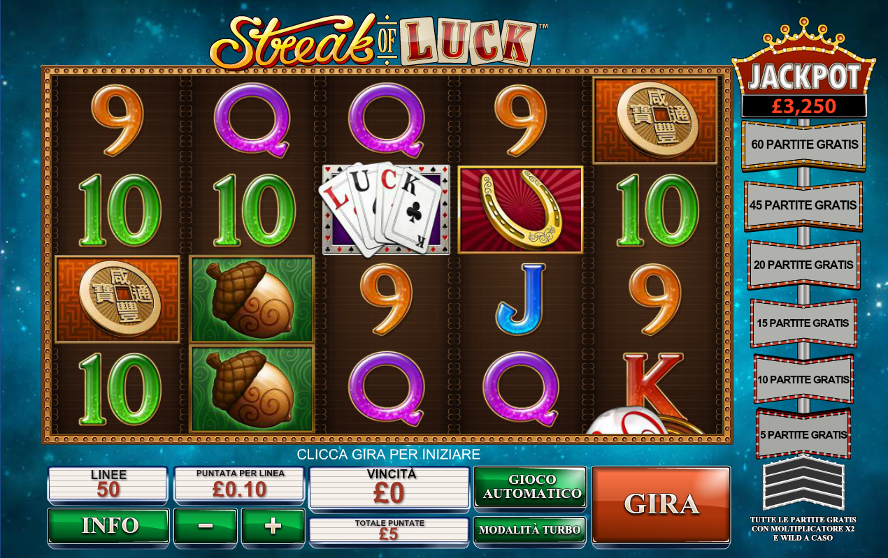 Streak of luck slots jackpot