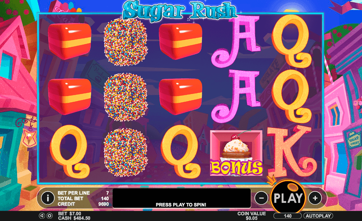 Sugar Rush Slot Machine Online Play FREE Sugar Rush Game ...