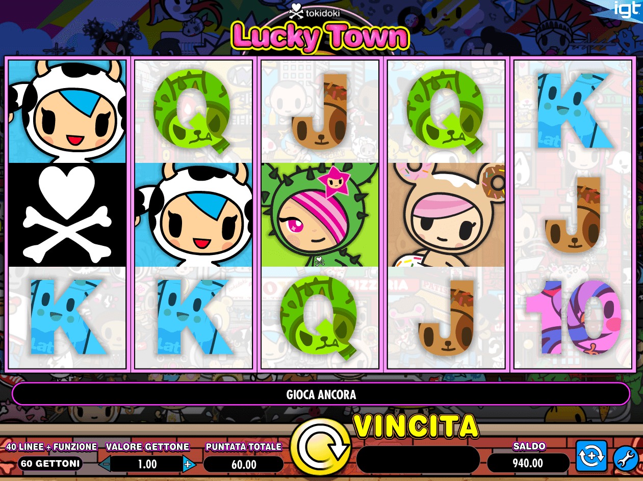 Tokidoki Lucky Town Slot