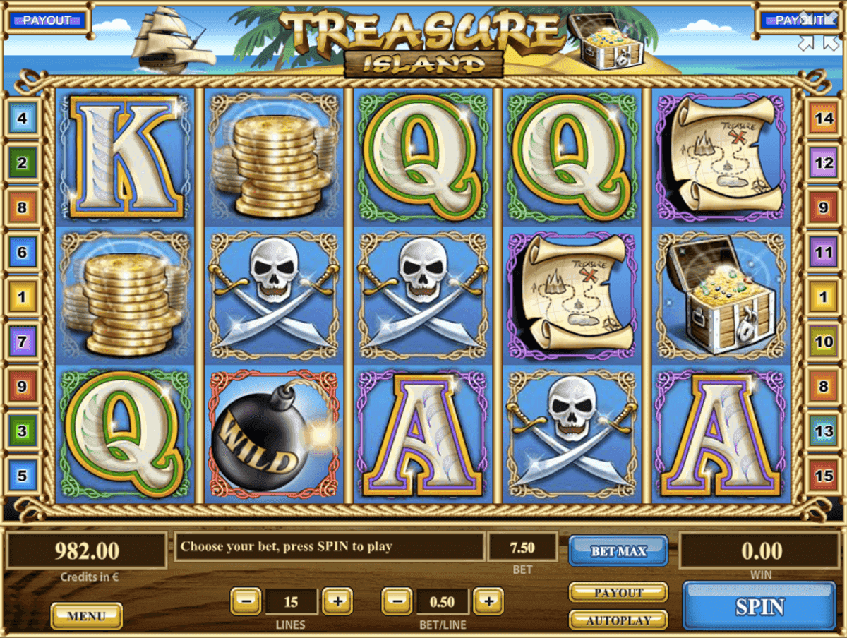 Treasure Island | OnlineSlots X 🥇 Treasure Island Slot Machine Online ...