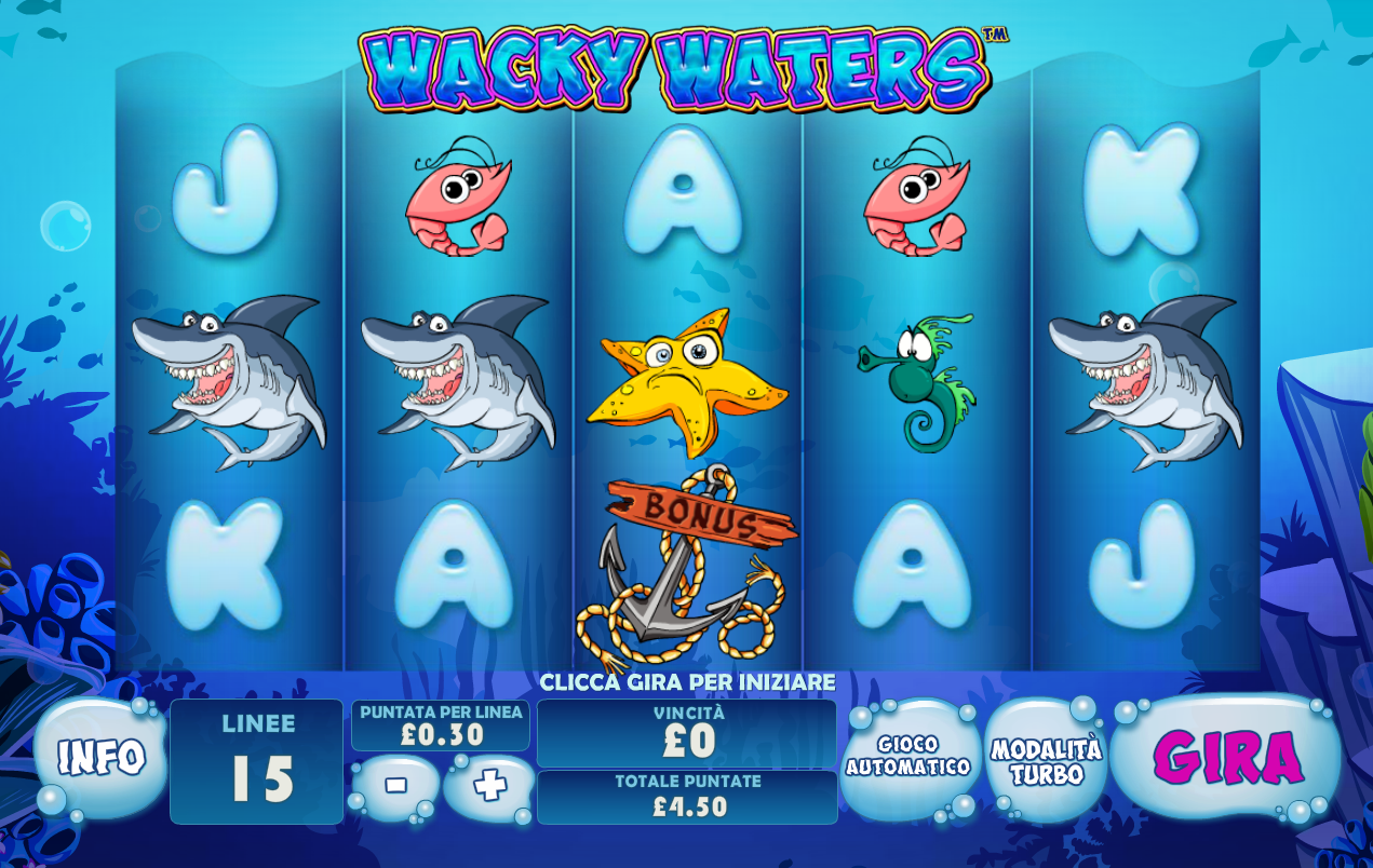 Wacky Waters Slot Machine